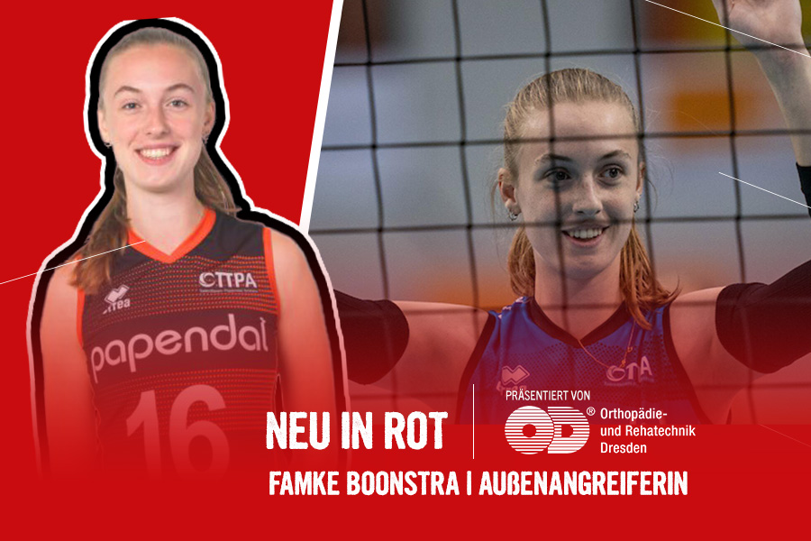 neu in rot-famke