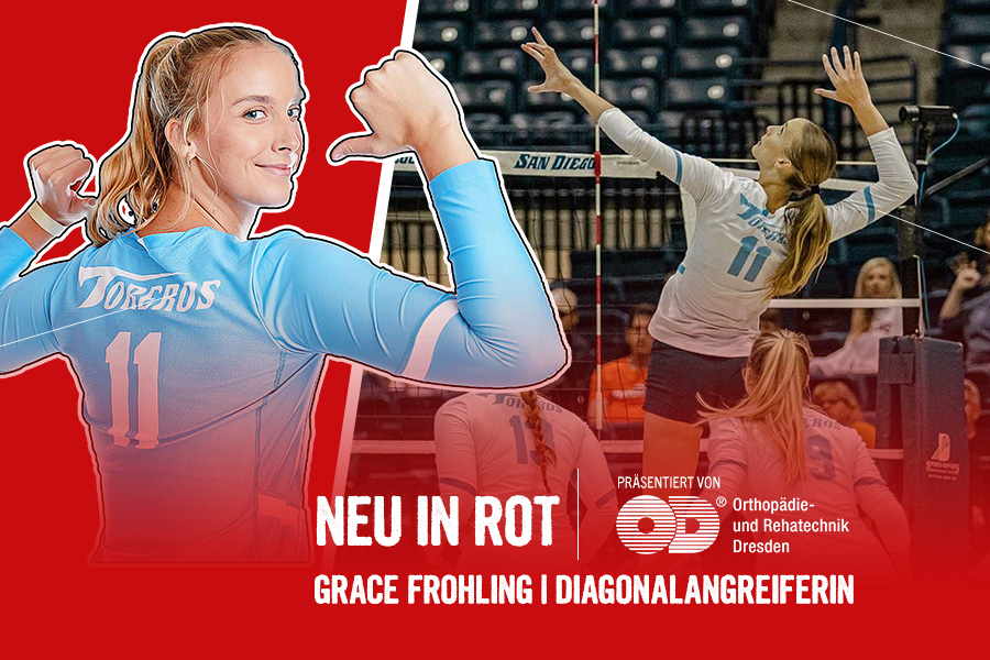 neu in rot-grace