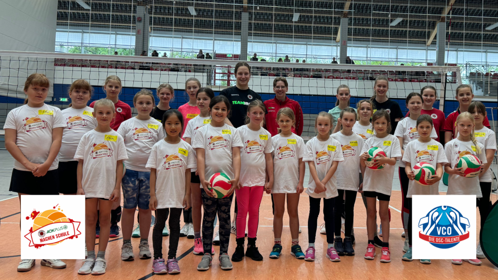 DSCVOLLEY und AOK PLUS machen Schule