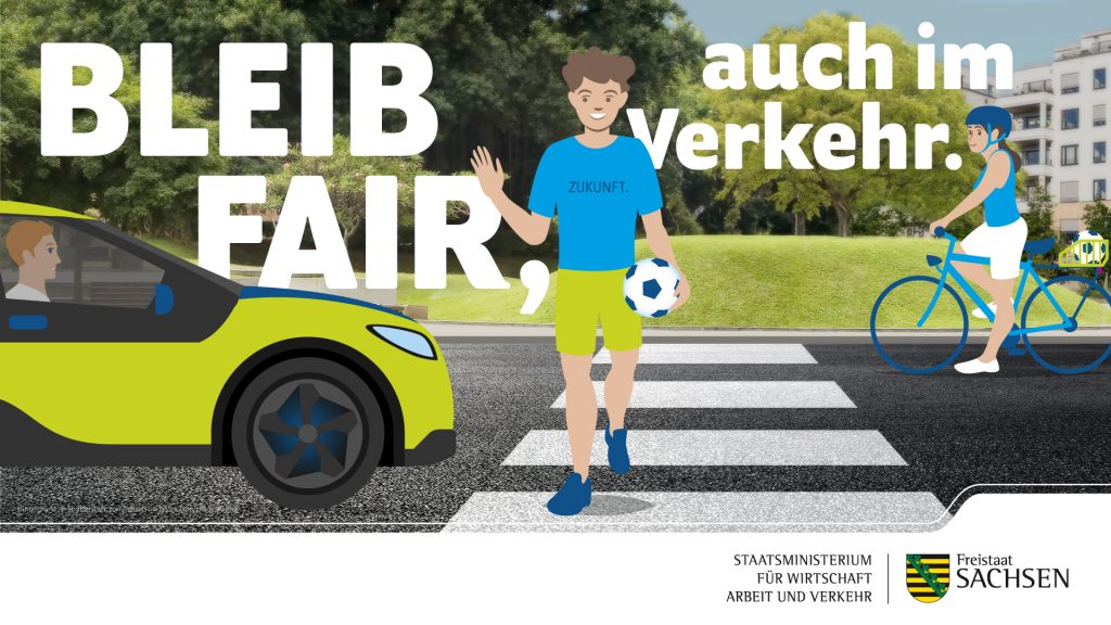 SMWA Bleib fair im Verkehr