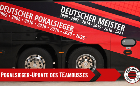 Pokalsieger-Update Teambus
