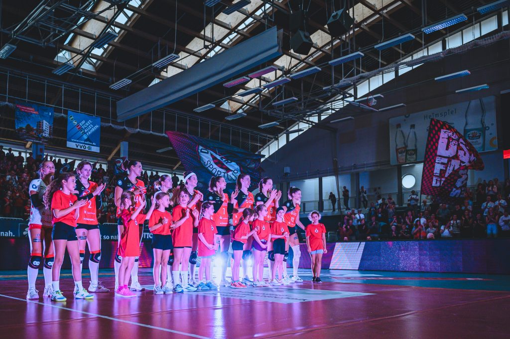 Beim Volley-Wundertag am 16.08.2025 können Kinder Volleyball spielerisch entdecken - und ihre Stars hautnah erleben. (Foto: Daniel Madlung)