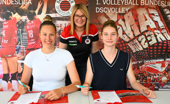 Profiverträge für Mette Pfeffer und Terese Ziegenbalg