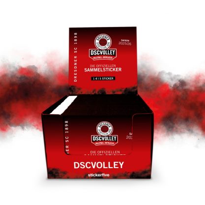 DSCVOLLEY Fanshop Sticker-Sammelbox