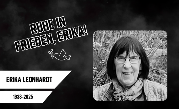 Ruhe in Frieden, Erika!