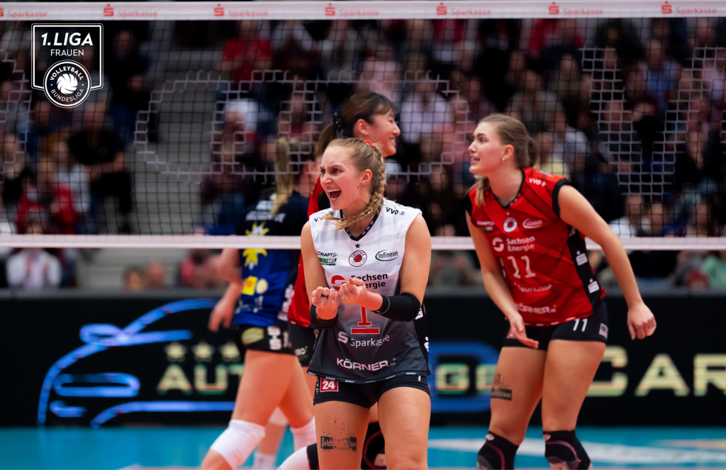 DSCVOLLEY gewinnt erneuten Krimi gegen Suhl und nimmt Revanche für Pokal-Aus