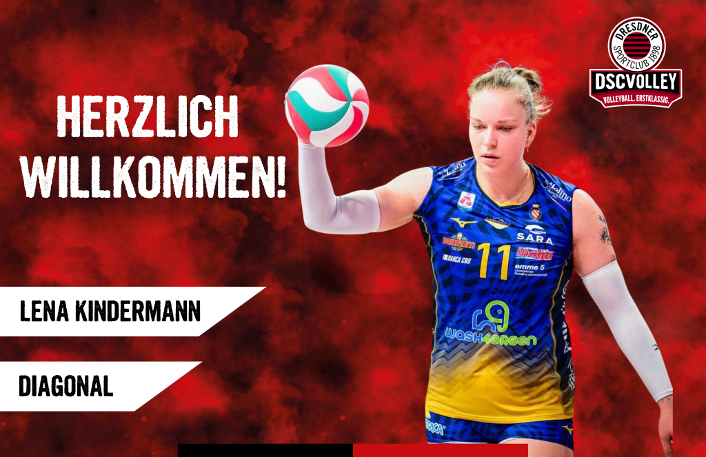 Ein starkes Signal für Verein und Bundesliga: DSCVOLLEYs verpflichten Nationalspielerin Lena Kindermann