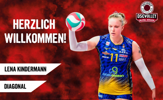 Ein starkes Signal für Verein und Bundesliga: DSCVOLLEYs verpflichten Nationalspielerin Lena Kindermann