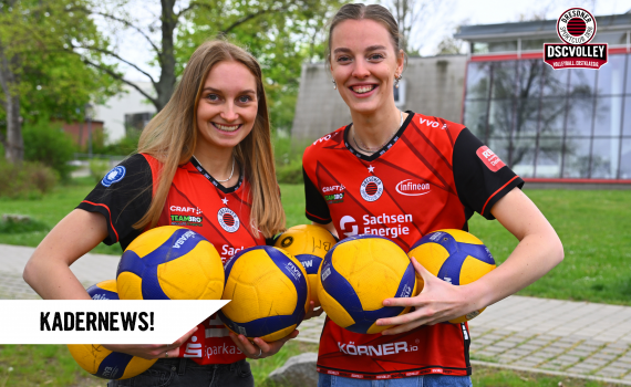 Kontinuität und Qualität: Patricia Nestler und Jette Kuipers verlängern beim DSCVOLLEY