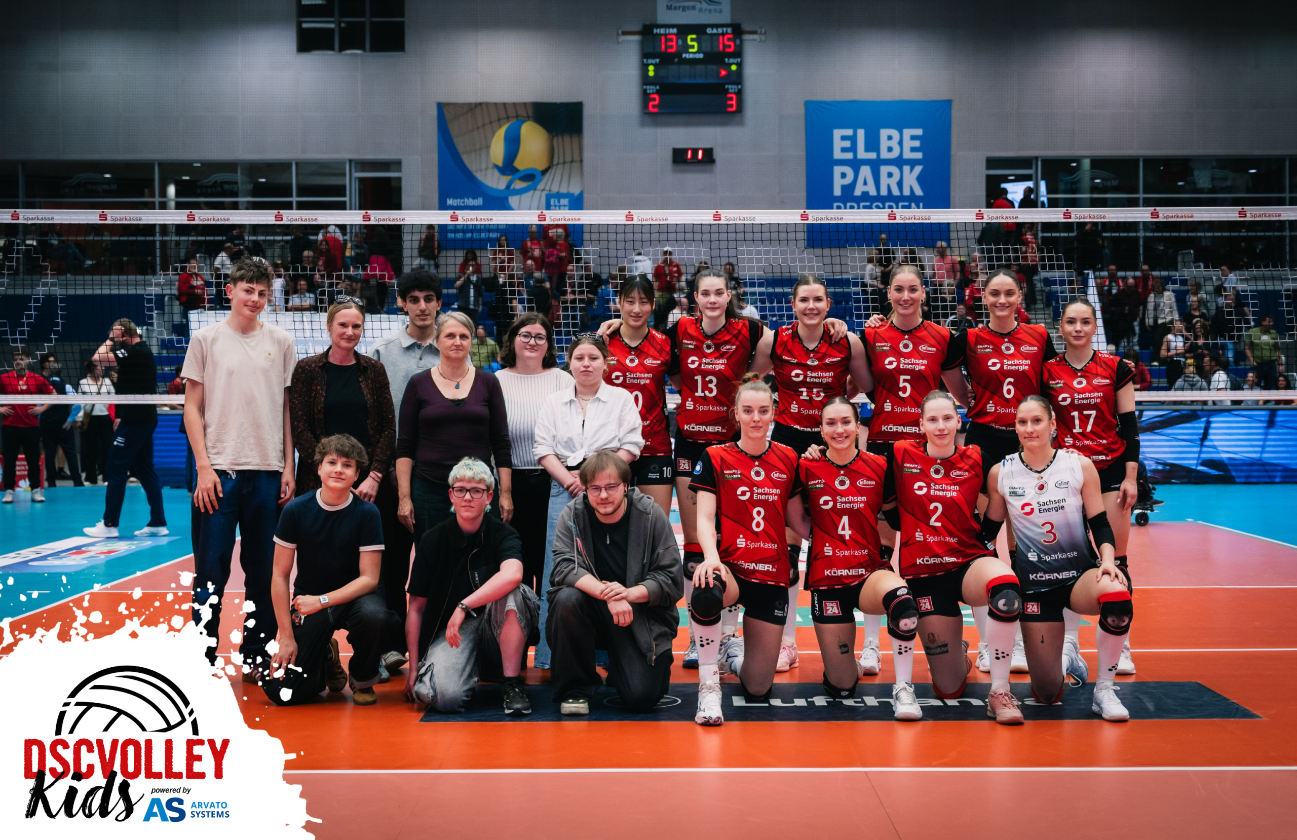 DSCVOLLEYKids: Straßenschule Dresden zu Gast in der Margon Arena