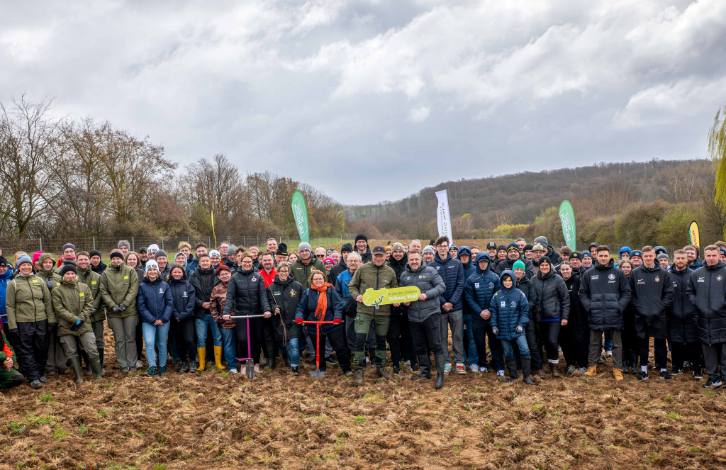 TeamSportSachsen-Pflanzaktion: 4000 Setzlinge in die Erde gebracht