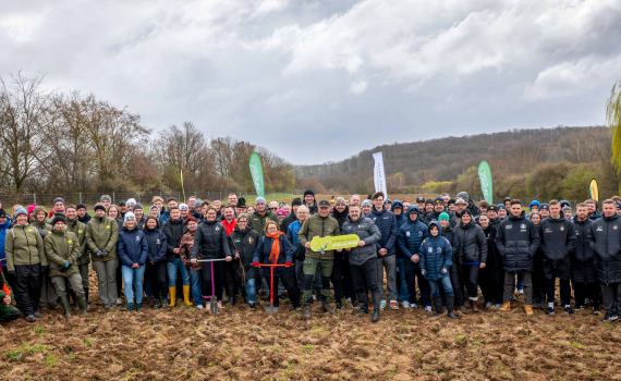 TeamSportSachsen-Pflanzaktion: 4000 Setzlinge in die Erde gebracht