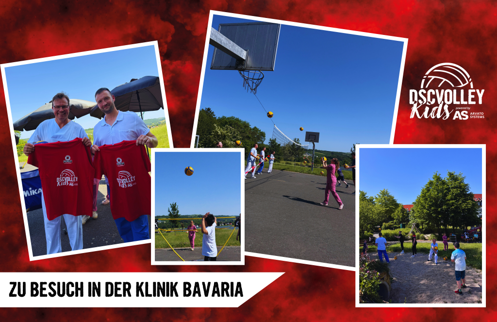 Sommer, Sonne, Schmetterbälle: DSCVOLLEYKids powered by Arvato Systems zu Besuch in der Kinderklinik Bavaria Kreischa