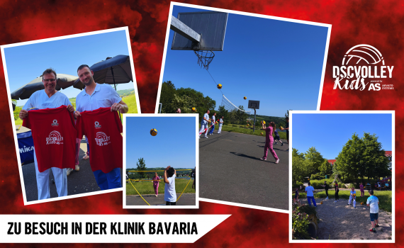 Sommer, Sonne, Schmetterbälle: DSCVOLLEYKids powered by Arvato Systems zu Besuch in der Kinderklinik Bavaria Kreischa