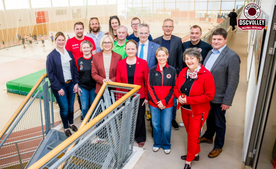 Hoher Besuch beim DSC: Staatsministerin Dr. Christiane Schenderlein zu Gast beim Dresdner SC
