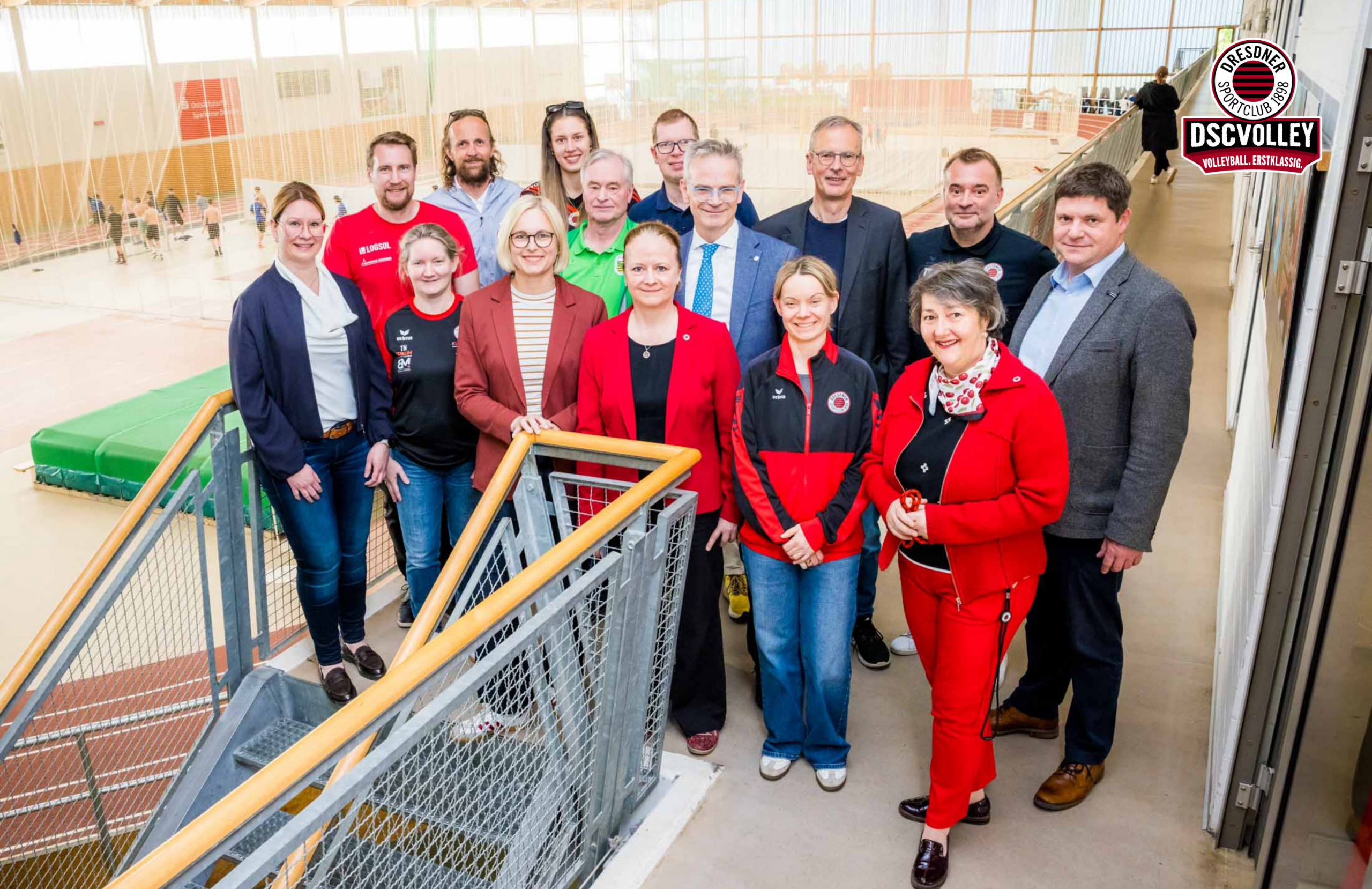 Hoher Besuch beim DSC: Staatsministerin Dr. Christiane Schenderlein zu Gast beim Dresdner SC