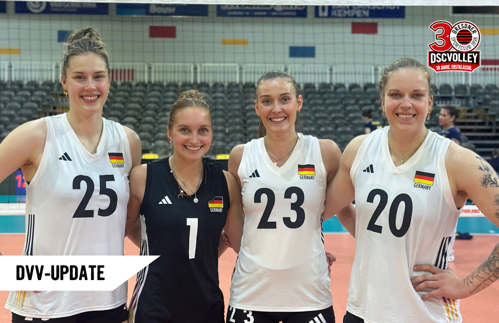 DSCVOLLEYs in Ankara: Vier Dresdnerinnen schlagen in der Volleyball Nations League auf