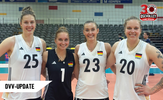 DSCVOLLEYs in Ankara: Vier Dresdnerinnen schlagen in der Volleyball Nations League auf