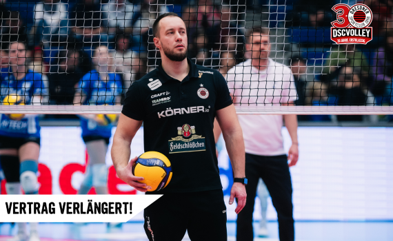Personal-Update: Physiotherapeut „Sascha“ Selyavkin bleibt beim DSCVOLLEY
