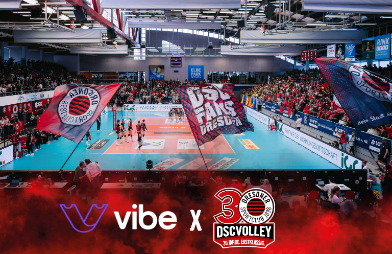 vibe wird offizieller Technologiepartner der DSCVOLLEYs