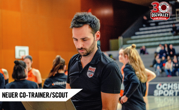 DSCVOLLEYs verpflichten Riccardo Lugli als neuen Co-Trainer und Scout