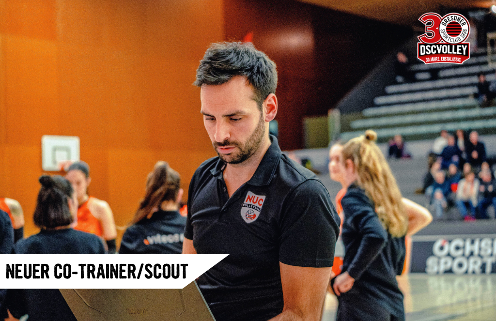 DSCVOLLEYs verpflichten Riccardo Lugli als neuen Co-Trainer und Scout