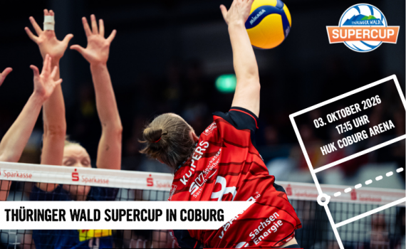 Thüringer Wald Supercup in Coburg: DSCVOLLEYs geben Details zu Ticketverkauf und Fanfahrt bekannt