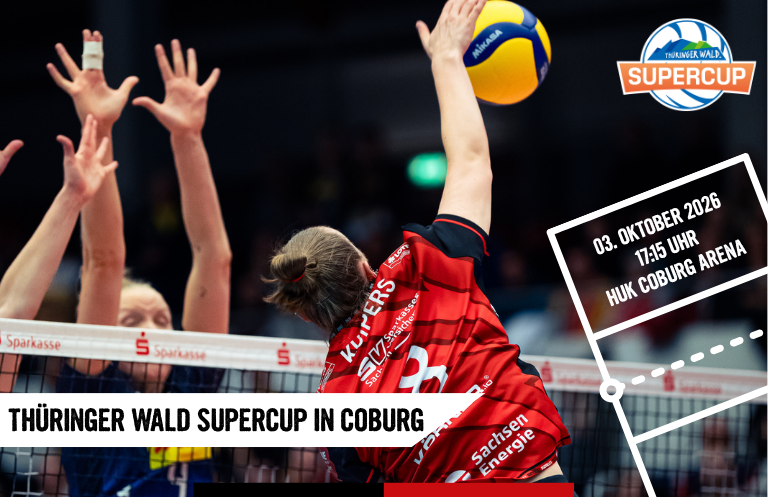 Thüringer Wald Supercup in Coburg: DSCVOLLEYs geben Details zu Ticketverkauf und Fanfahrt bekannt