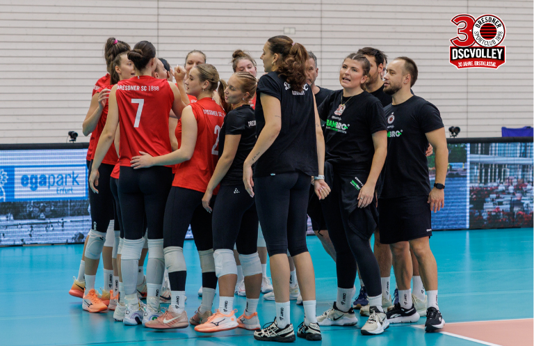 Generalprobe und Teampräsentation: DSCVOLLEYs empfangen Champions-League-Teilnehmer Vasas Óbuda Budapest