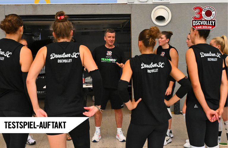 Testspiel-Auftakt für DSCVOLLEYs in Varnsdorf (CZE)