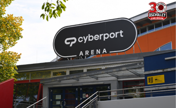 Mehrzweckhalle Bodenbacher Straße heißt ab sofort Cyberport Arena