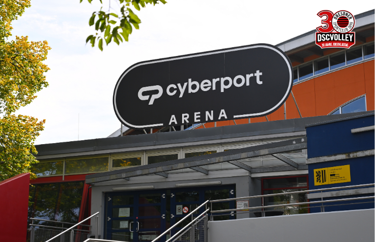 Mehrzweckhalle Bodenbacher Straße heißt ab sofort Cyberport Arena