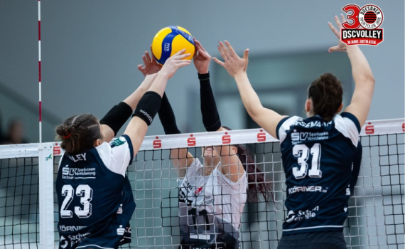 DSCVOLLEYS müssen sich in Erfurt geschlagen geben