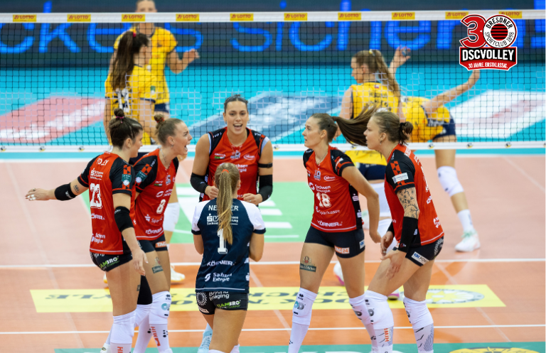 DSCVOLLEYs verpassen Supercup-Triumph nach hartem Kampf in den Crunchtimes